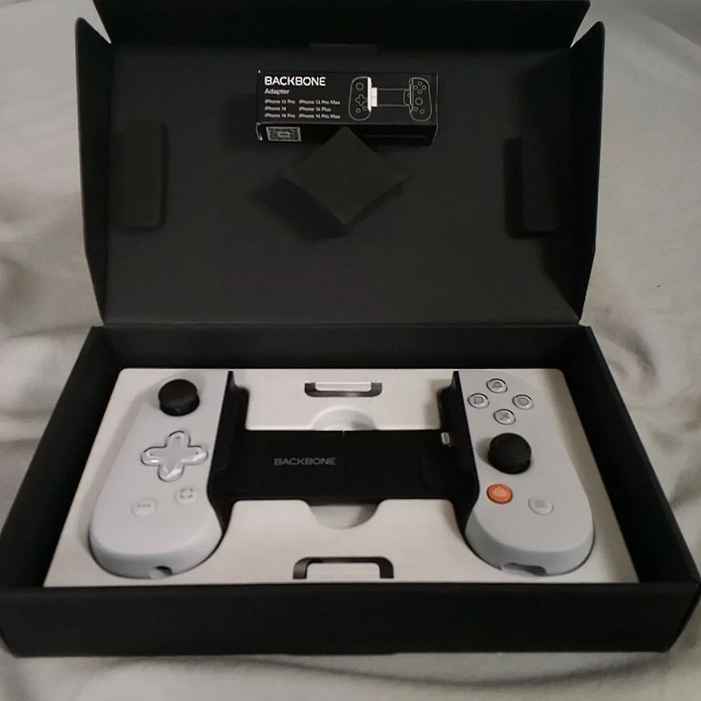 Playstation Backbone one iPhone lightning Edition Mobile Gaming Controller White